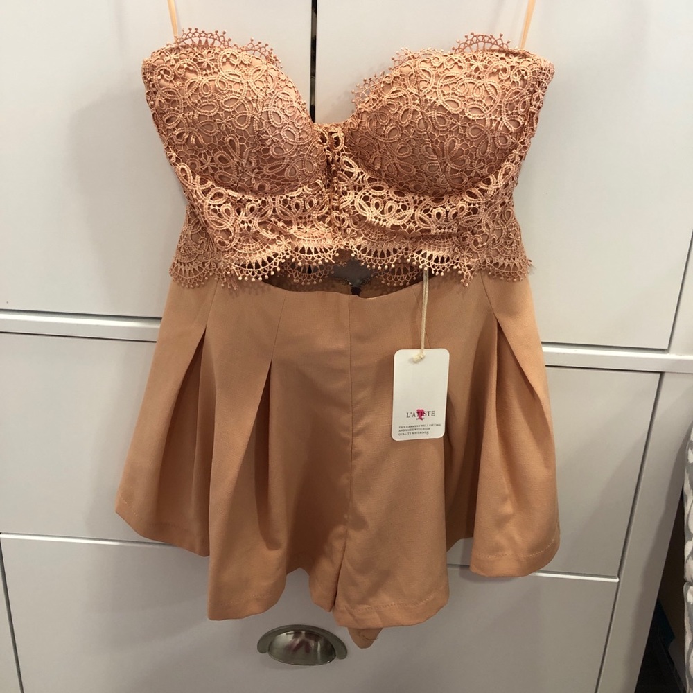 Brand new with tags strapless romper